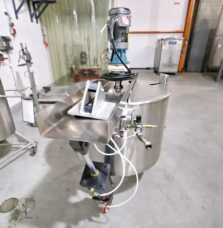 80 gallon Lee #80D5T, Double Motion Jacketed Mix Kettle w/ Scrape Agitation, Stainless Steel, 90 psi @ 332&deg;F - Image 2