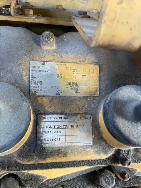 450 KW Caterpillar #G3412, Enclosed Natural Gas Generator, 480 Volts - Image 4