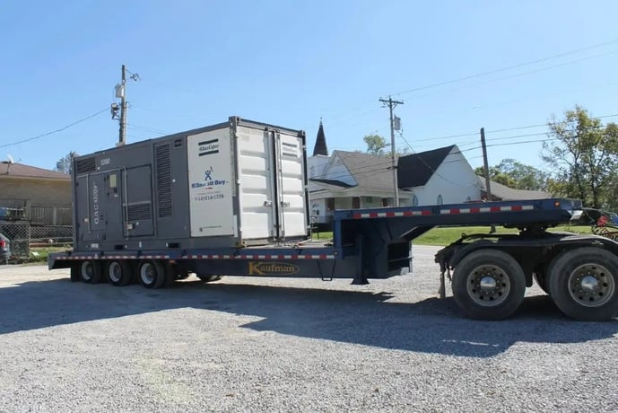 1000 KW Atlas Copco #QAC1200, Containerized Rental Type Generator on Trailer - Image 7