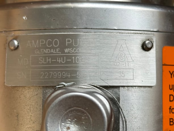 Bornemann #SLH-4U-1000, Twin Screw Pump, NEW - Image 3