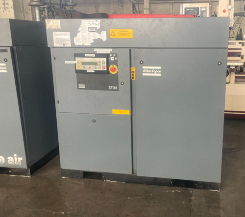 125 psig, Atlas Copco #ZT-22, Rotary Air Compressor, 32 HP, 3500 RPM, 1999 - Image 1
