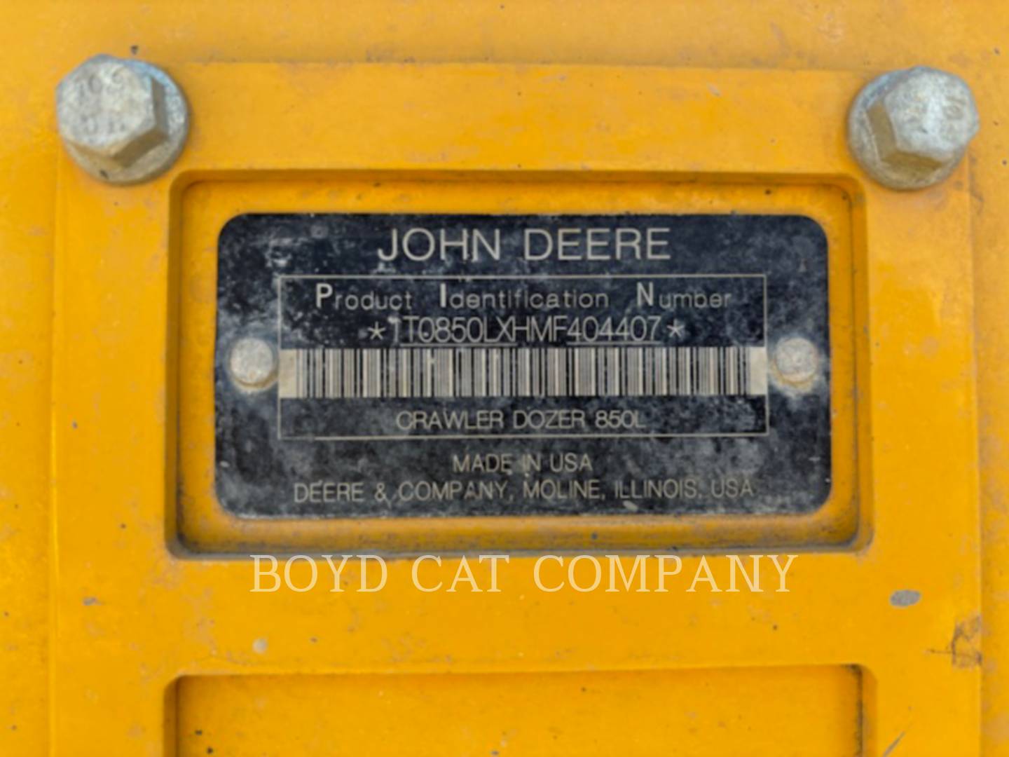John Deere 850L WLT, 2673 hours, S/N: 1T050LXHMF404407, 2021 - Image 6