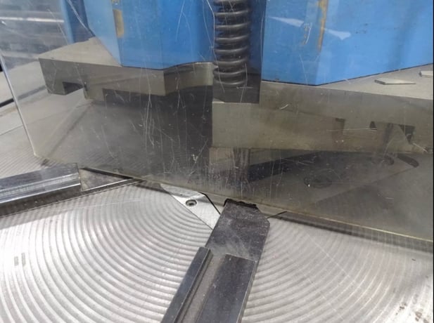 1/4" x 7.9" x 7.9" Boschert #K30-120, Hydraulic Vari-Angle, 30-120°, Bevel Gauges, 2003 Like New, Tag #16442 - Image 6