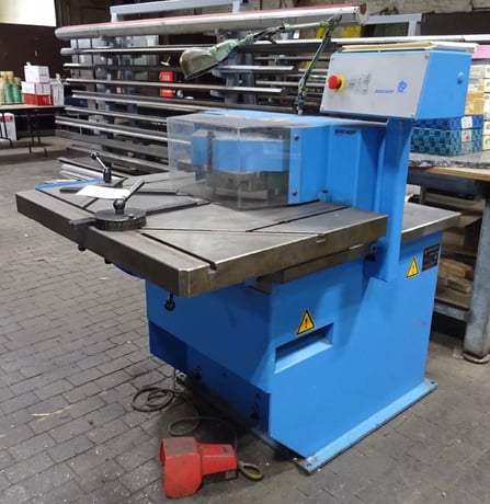 1/4" x 7.9" x 7.9" Boschert #K30-120, Hydraulic Vari-Angle, 30-120°, Bevel Gauges, 2003 Like New, Tag #16442 - Image 8