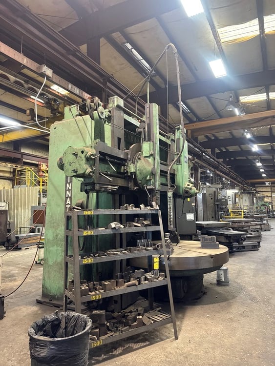 90" Cincinnati #Hypro, vertical turret lathe - Image 4