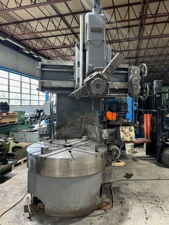 48" Webster & Bennett, vertical turret lathe - Image 2