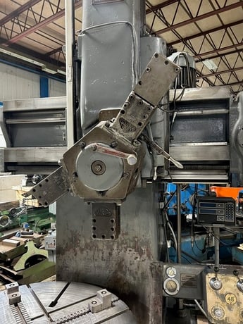 48" Webster & Bennett, vertical turret lathe - Image 6