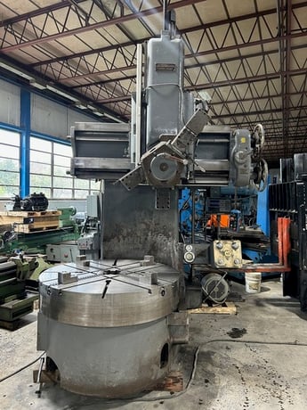 48" Webster & Bennett, vertical turret lathe - Image 7