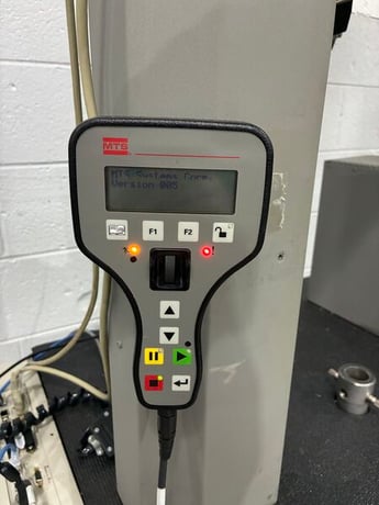 Instron #4202, 5kN Instru-Met retrofit tensile tester with MTS TestSuite software, 48" testing opening - Image 3