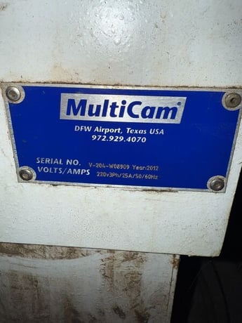 Multicam #V-204, CNC waterjet, 5' x 10' table, 1000 ipm, 2012 - Image 5
