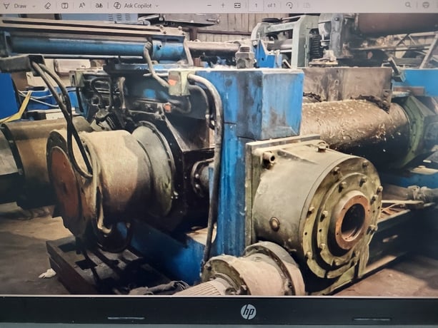 22" x 22" x 66" Nippon, 2 roll mill, roller bearing, variable speed, variable friction, rubber or silicone - Image 6