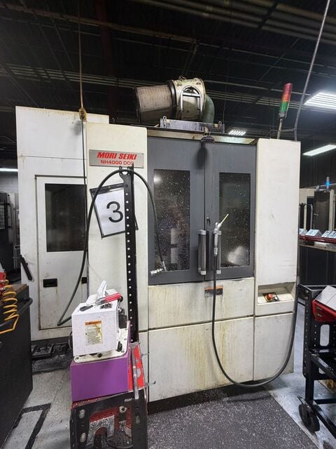 Mori Seiki #NH-4000DCG, 4-Axis CNC Horizontal Machining Center, 22" X, 22" Y, 24.8" Z, 5.51" max. tool - Image 8