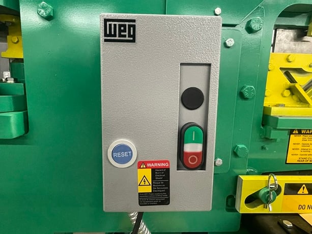 3" x 3" x 3/8" Uni-Hydro #ST56, Ironworker, 56 ton, Super Turret, 10-station, 6" throat, 7 SPM, 1200 psi, 5 - Image 10