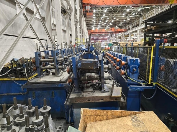 15 Stand, Bradbury Rollformer, 3" spindle, 19" roll, 8-12" centers - Image 6