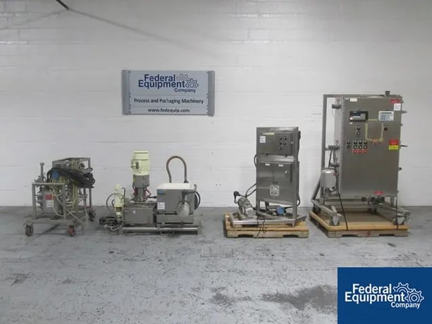 Schugi #FX-100, Flexomix Agglomerator, Stainless Steel, 5 HP, Modicon PLC, 1994 - Image 1