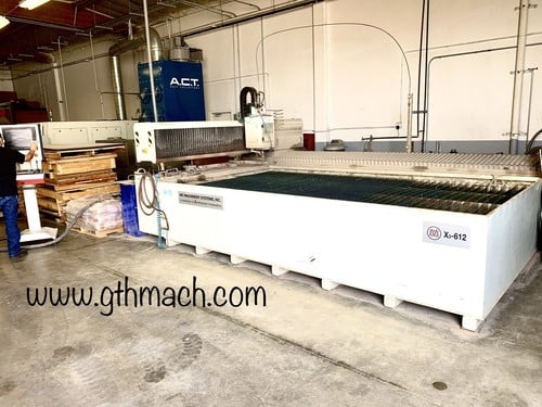 Mitsubishi #MWX3-612, CNC Waterjet Cutting, 40 HP, 6" x12" table, 55000 psi, M720 Control, 2013 - Image 1