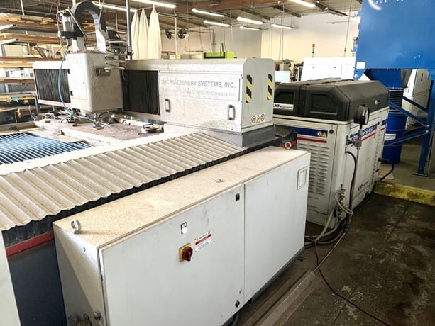 Mitsubishi #MWX3-612, CNC Waterjet Cutting, 40 HP, 6" x12" table, 55000 psi, M720 Control, 2013 - Image 5