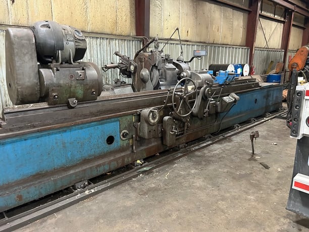 24" x 168" Cincinnati, plain cylindrical grinder, 30" wheel capacity, coolant systems, 25 HP - Image 2