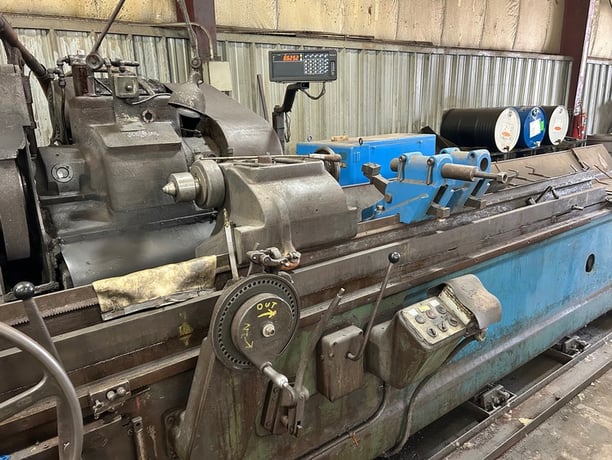 24" x 168" Cincinnati, plain cylindrical grinder, 30" wheel capacity, coolant systems, 25 HP - Image 5