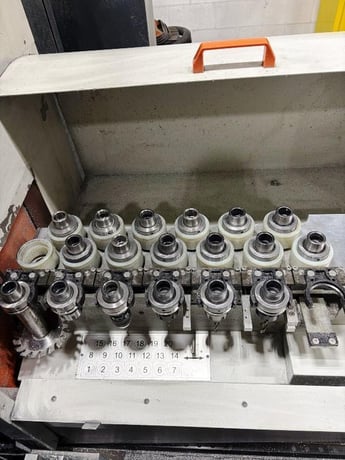 Elumatec #SBZ-151, 5-Axis CNC profile machining center, 24000 RPM, 34' bed length, 2016 - Image 7
