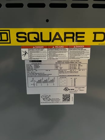 30 kVA 480 Primary, 208Y/120 Secondary, Square D (6 Available) - Image 2