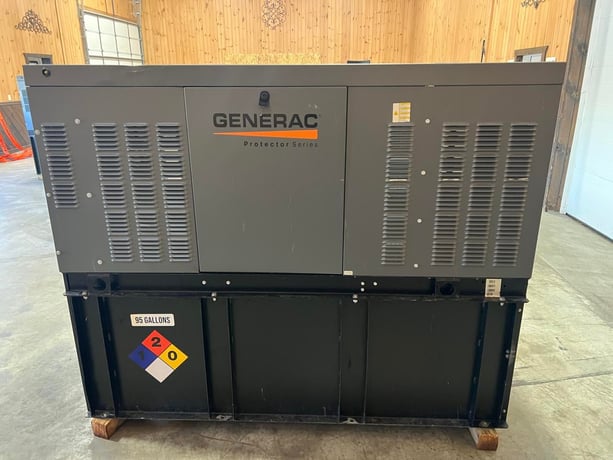 15 KW Generac #G0097440, Diesel Generator Set, Sound Enclosure & Base Fuel Tank, 1800 RPM, 120/240 Volts - Image 2