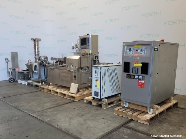 0.7" Leistritz #ZSE-18-PH-40D, twin screw pharma extruder system, 40:1 L/D, 600 RPM, 6.3 HP, w/ K-Tron - Image 2