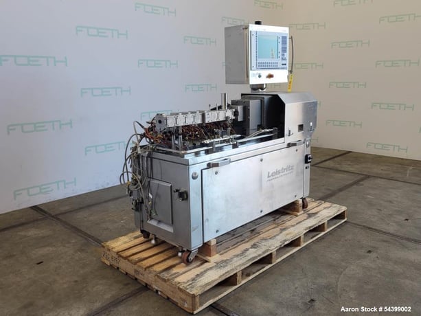 0.7" Leistritz #ZSE-18-PH-40D, twin screw pharma extruder system, 40:1 L/D, 600 RPM, 6.3 HP, w/ K-Tron - Image 6