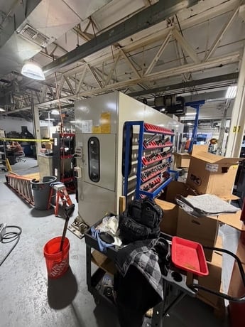 Mitsui-Seiki #HU63A, horizontal machining center, 35" X, 31" Y, 31" Z, 10000 RPM, 40 HP, 120 automatic tool - Image 3