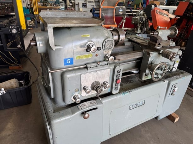 12-1/2" x 20" Rivett #1020S, Tool Room Lathe, 7" swing over cross slide, 3600 RPM, 5 HP, tailstock - Image 8