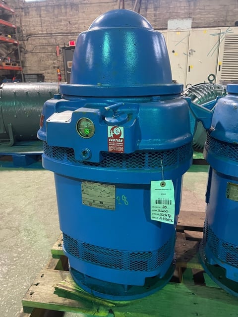 60 HP 3600 RPM U.S. Motors, Frame 326TP, WPIBB, 460 Volts (2 available) - Image 2