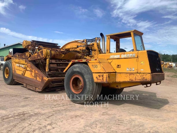 Deere & Co 862, Wheel Tractor Scraper, 6829 hours, S/N: T00862X708065, 1985 - Image 2