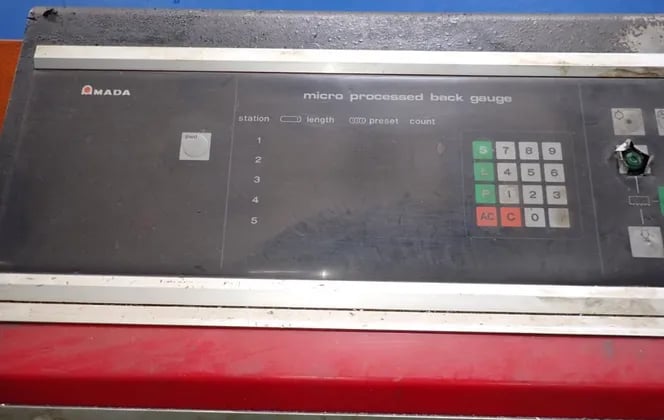 20" x 20" Amada #HFA-20S, Horizontal Band Saw, w/Roller Conveyor - Image 7