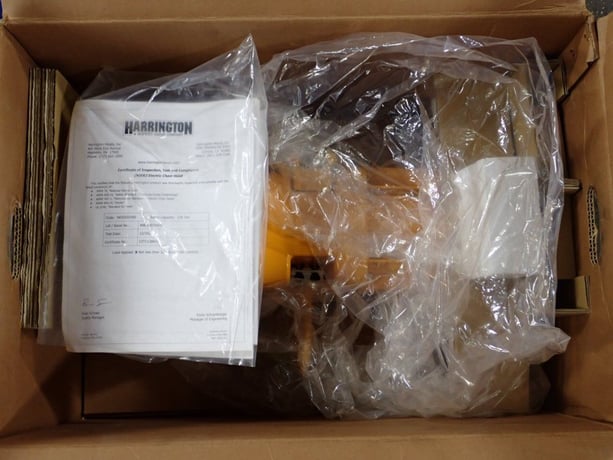 .125 Ton, Harrington #NER2001HD, Electric Chain Hoist, 0.75 HP, 1700 RPM, 415/460 V - Image 6
