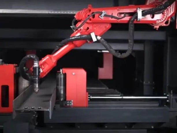 Akyapak #HARE, 6+2-Axis robotic beam coping line, new, never installed 2025 - Image 2