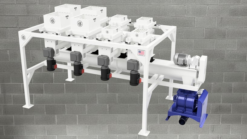 loss-in-weight & gain-in-weight batch metering system, 3MT #PSM, Multi-Ingredient Pellet Production - Custom - Image 9