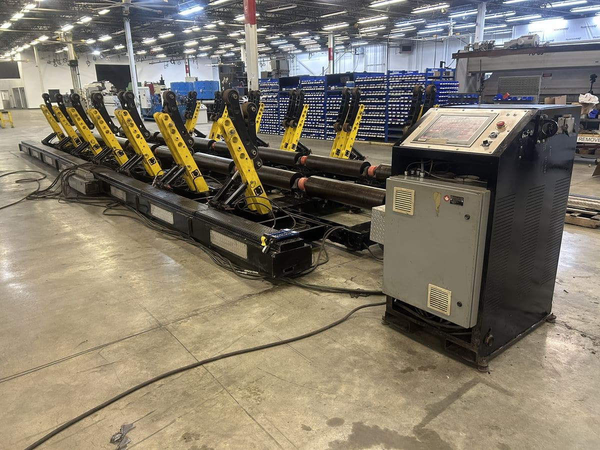 20 Ton modular tank & vessel fut up rolls, LJ Welding Automatin #ALG-512-100-4, roller bed style' - Image 1
