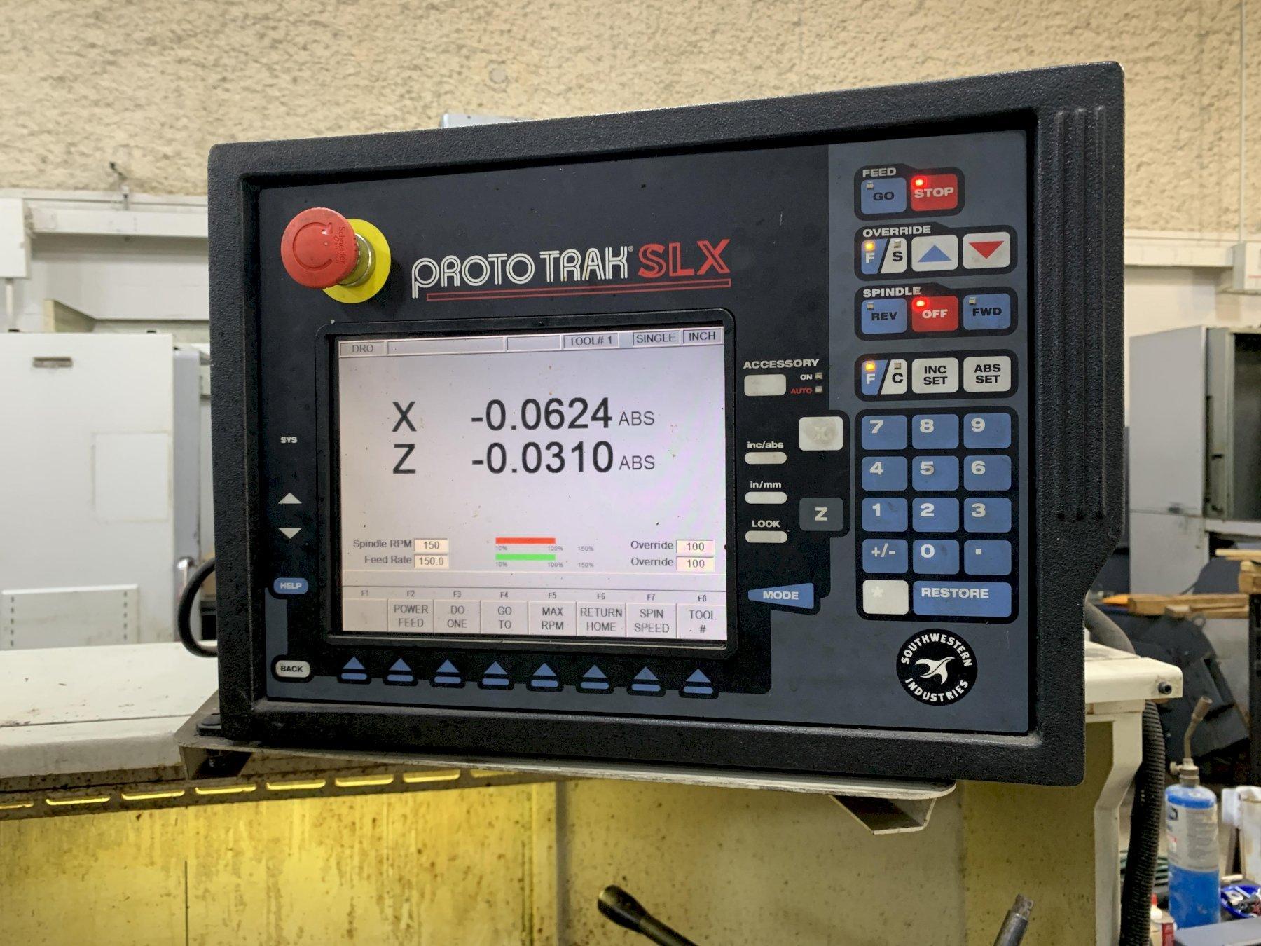 SWI TRAK #TRL-1630SX, CNC Flat Bed Lathe, Prototrak SLX - Image 3