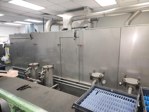 Accutherm, 2-Stage Immersion Heated Wash & Rinse System, 705 Gal, Stainless Steel, Blow-Off, 2013 - Image 2