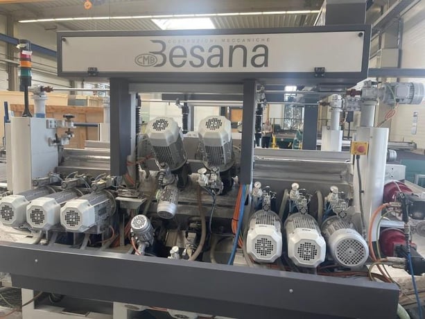 CMB-Besana #SQT.10L, Glass Double Edger Line w/ Horizontal Washer, 59" x 98" max. glass size, 3-40 mm - Image 2