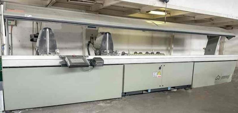 20' Emmegi #Precision-T2-Pneumatica-TU/5, Twin-Head Double Miter Saw, 19.69" saw blade diameter, 5.5 HP, 2250 - Image 4