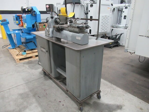 9" Hardinge #DV-59, Second Operation Lathe, 3500 RPM, variable speed, 5C Collet Closer, 6 position, 1 HP - Image 3