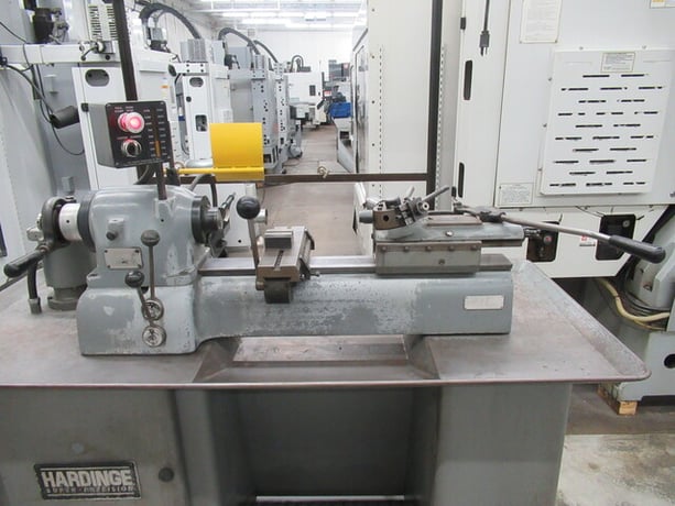 9" Hardinge #DV-59, Second Operation Lathe, 3500 RPM, variable speed, 5C Collet Closer, 6 position, 1 HP - Image 5