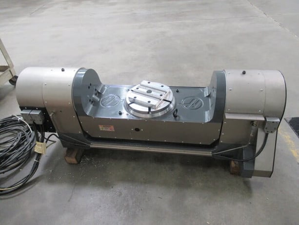 Haas #TR-310, Trunnion Rotary Table, 12.2" diameter, Sigma 5 w/ Connectors, 24" swing, 4th/5th Axis, 2015 - Image 1