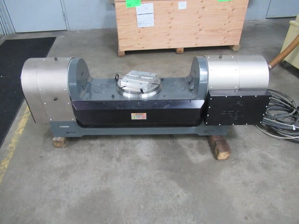 Haas #TR-310, Trunnion Rotary Table, 12.2" diameter, Sigma 5 w/ Connectors, 24" swing, 4th/5th Axis, 2015 - Image 3