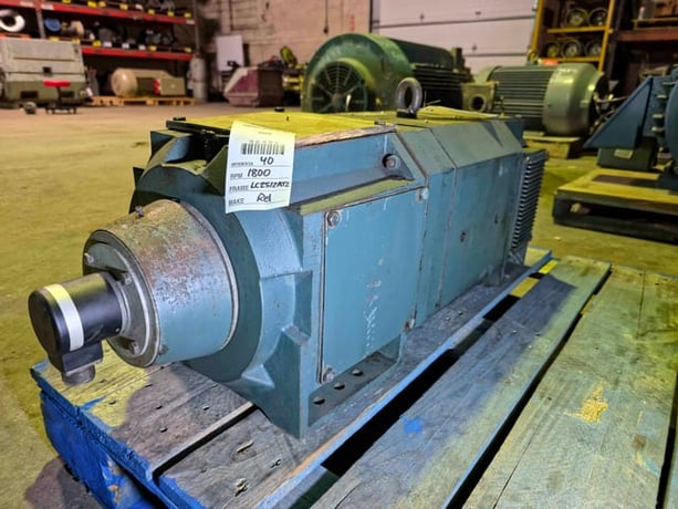 40 HP 1800 RPM Reliance, Frame LC2512ATZ, DPFVBB, 500 VA, 300 VF - Image 2