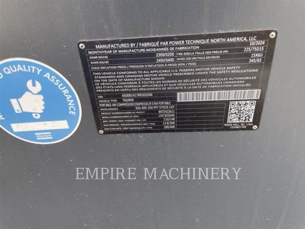Atlas-Copco XAS400CD, S/N: UVC302046, 2024 - Image 5