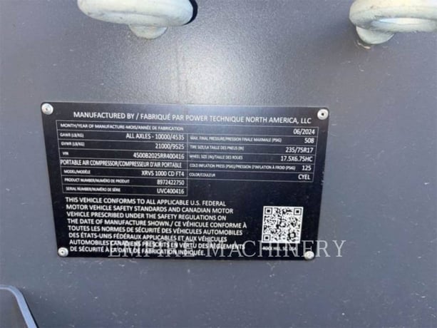 Atlas-Copco XRVS1000CD, 16 hours, S/N: UVC400416, 2024 - Image 4