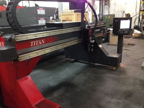 Messer #Titan-6/4LP, 8' x 30', 600 IPM, Hypertherm Edge Pro TI CNC Control, retrofit - Image 1