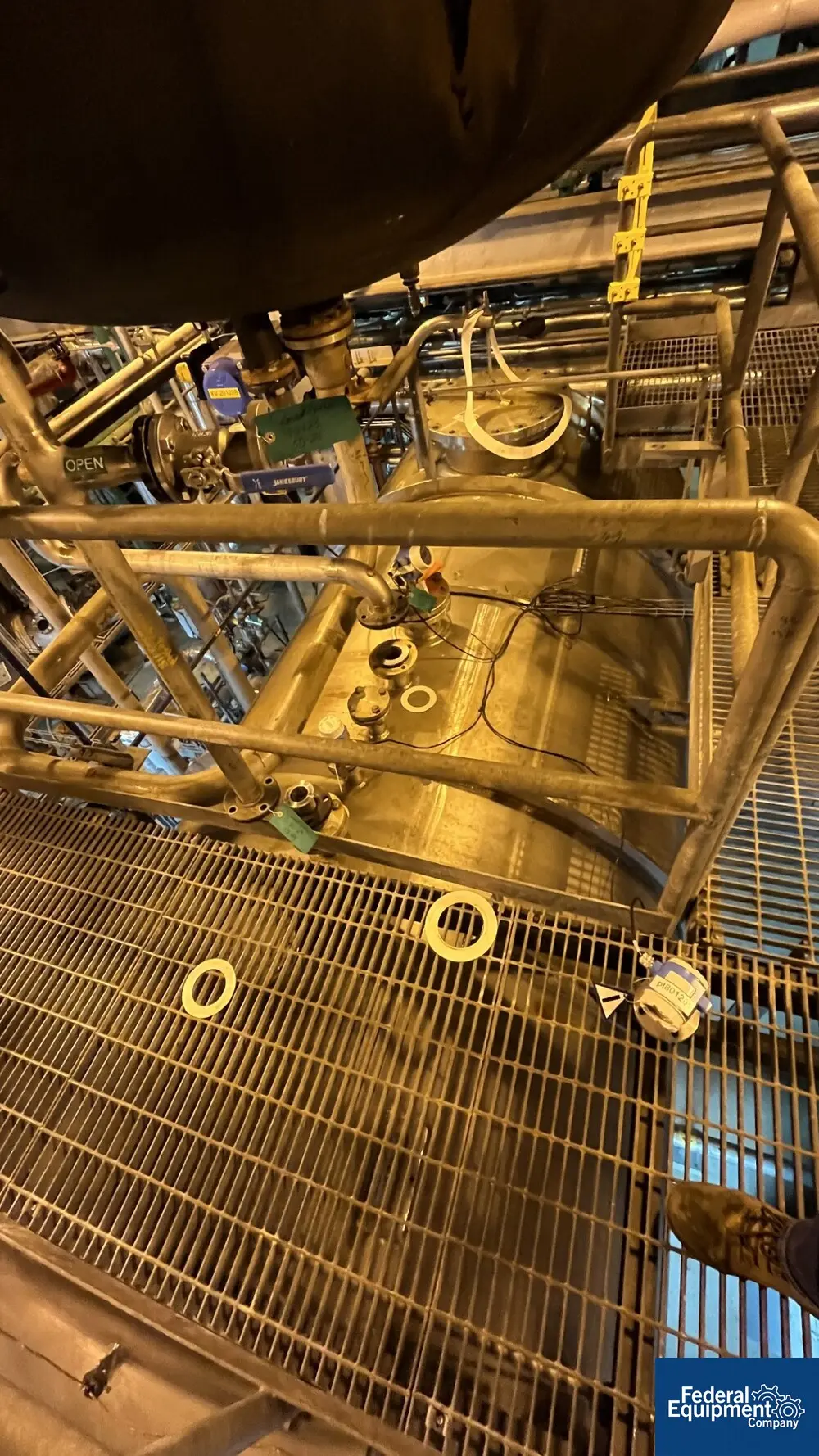 6500 gallon Northland, Horizontal Receiver Tank, Alloy 2205, 96" diameter x 178" straight side, dished ends - Image 7